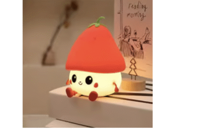 Strawberry Night 2W Decorative Lamp (Red & White) - DesiDiya